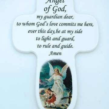 Italian Guardian Angel Wall Cross