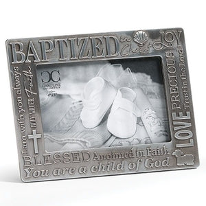 Baptism Word Frame