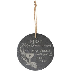 First Communion Slate Orament