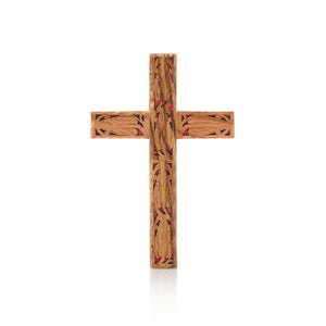 Olive Wood Carved Cross