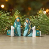 Tranquil Teal Nativity- Peru