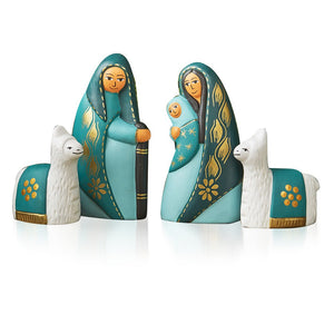 Tranquil Teal Nativity- Peru