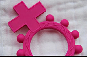 Silicone Finger Rosary Teether