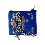 Tapestry Rosary Pouch 2.75 x 3 inches