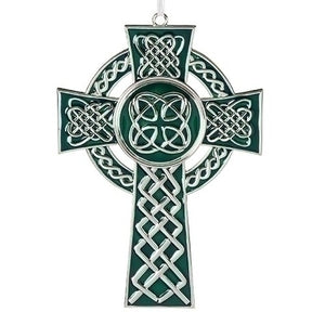 7.75" Irish Enamel Wall Cross