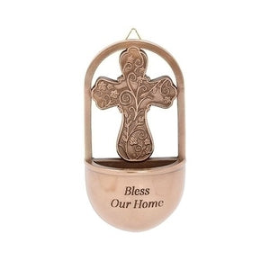 Bless Our Home Holy Water Font