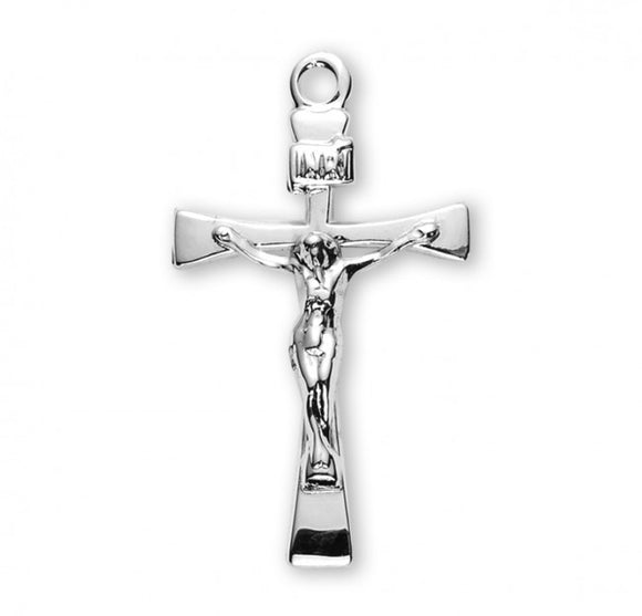 SS Crucifix on Maltese Cross 18 Inch Chain