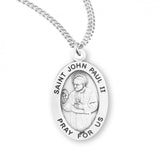 St John Paul II SS Medal 20 Inch Chain